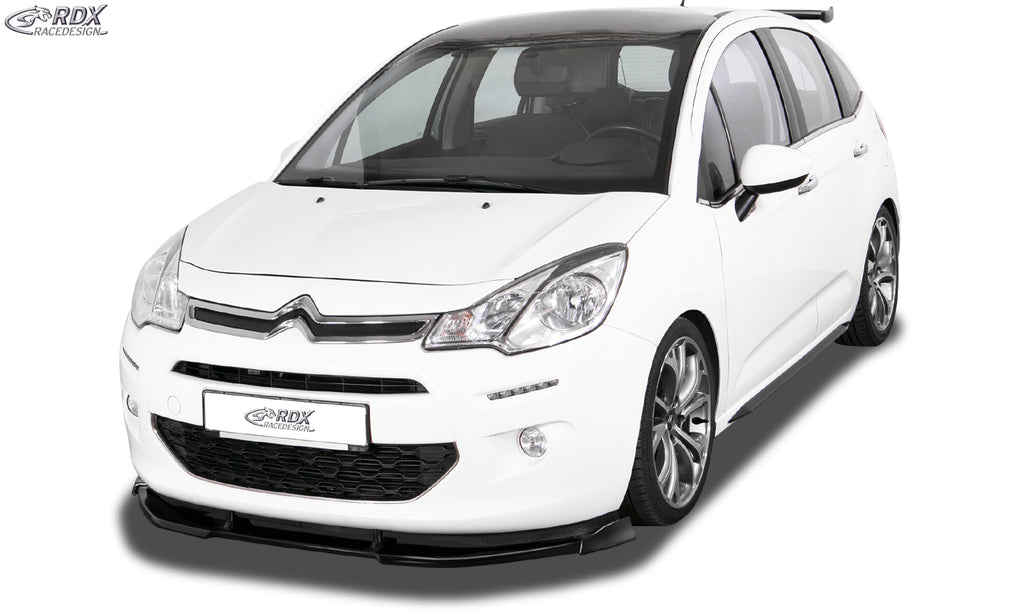 RDX Frontspoilerlippe VARIO-X für CITROEN C3 2013-2017 Frontlippe Front Ansatz Vorne Spoilerlippe