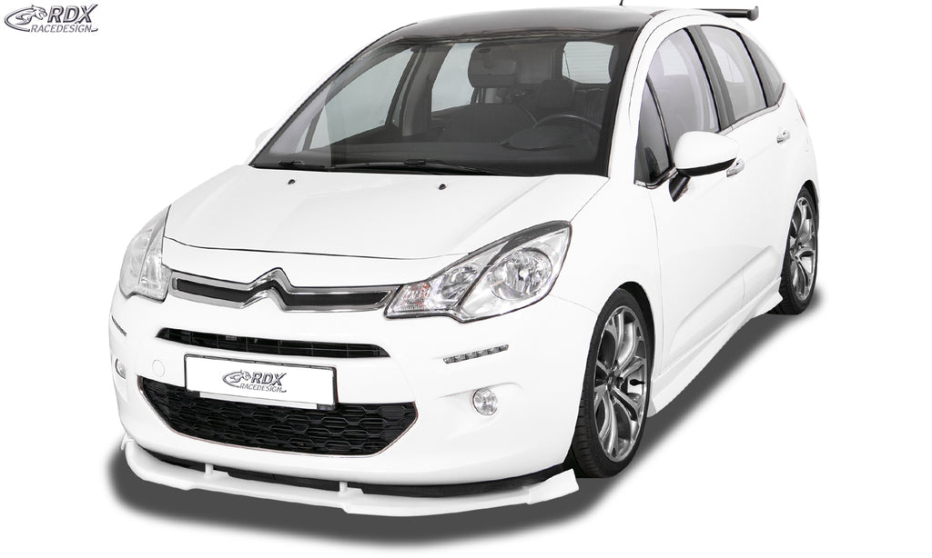 RDX Frontspoilerlippe VARIO-X für CITROEN C3 2013-2017 Frontlippe Front Ansatz Vorne Spoilerlippe