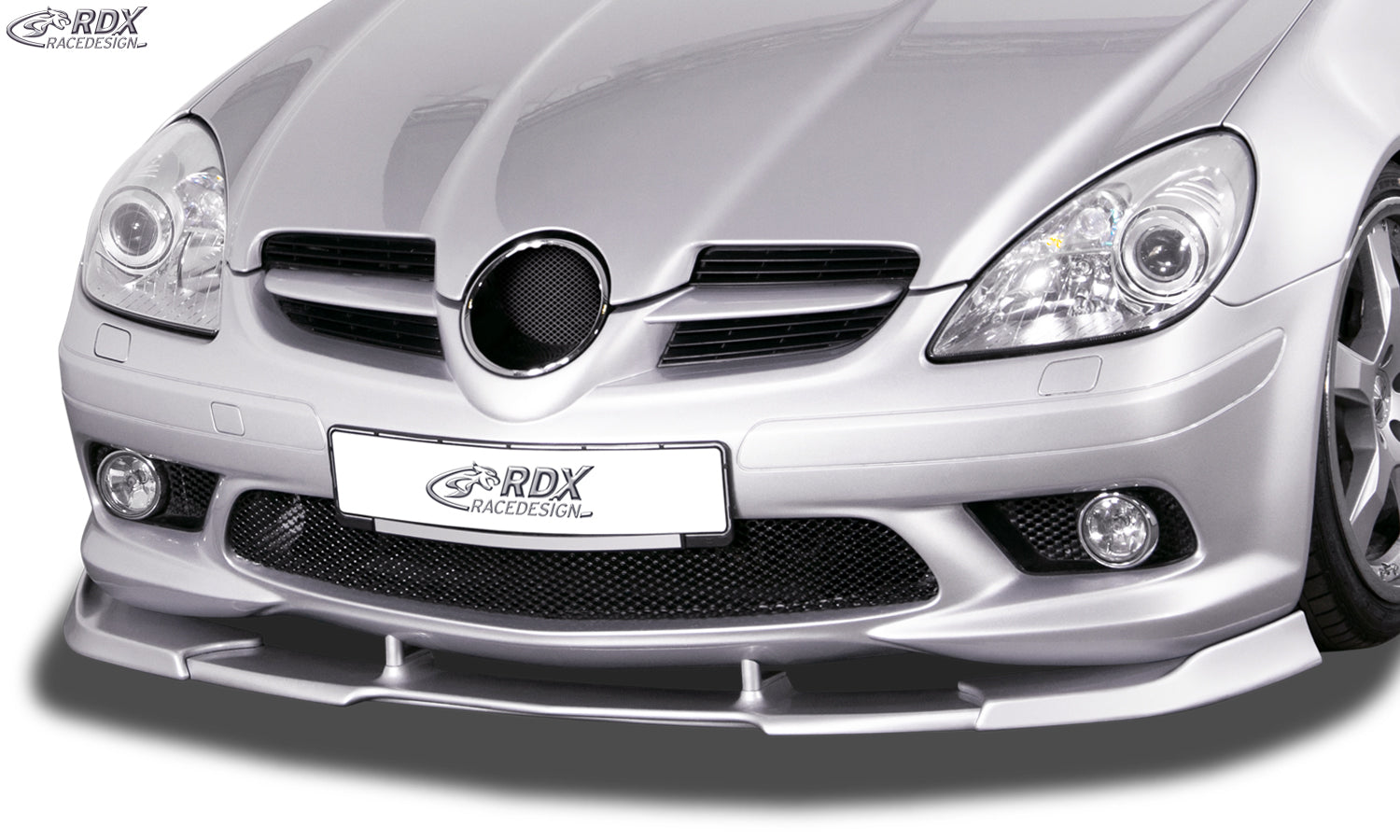 RDX Frontspoilerlippe VARIO-X für MERCEDES SLK R171 AMG-Styling -2008 (Passend an Fahrzeuge mit AMG-Stylingpaket Frontstoßstange) Frontlippe Front Ansatz Vorne Spoilerlippe