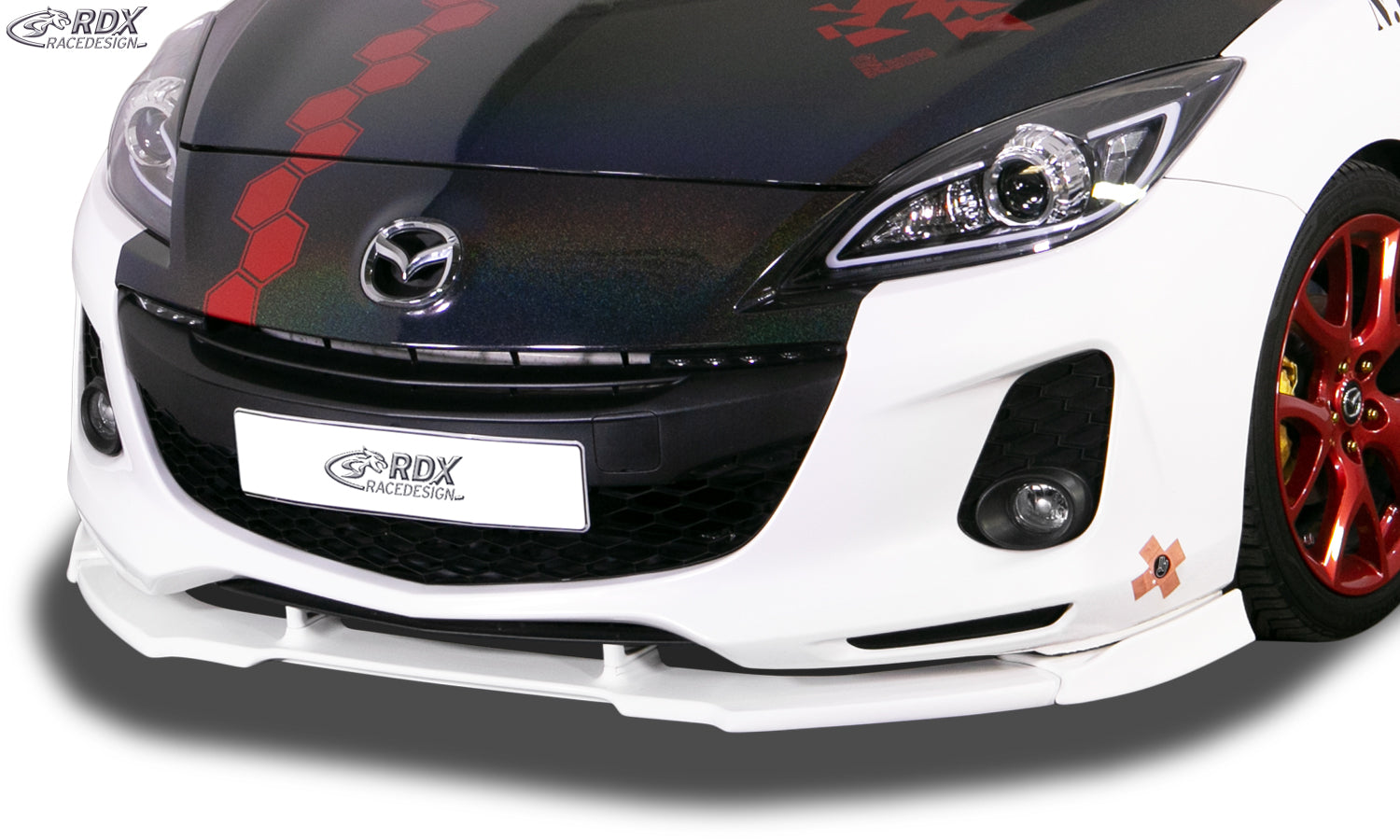 RDX Frontspoilerlippe VARIO-X für MAZDA 3 (BL) 2011-2013 Frontlippe Front Ansatz Vorne Spoilerlippe