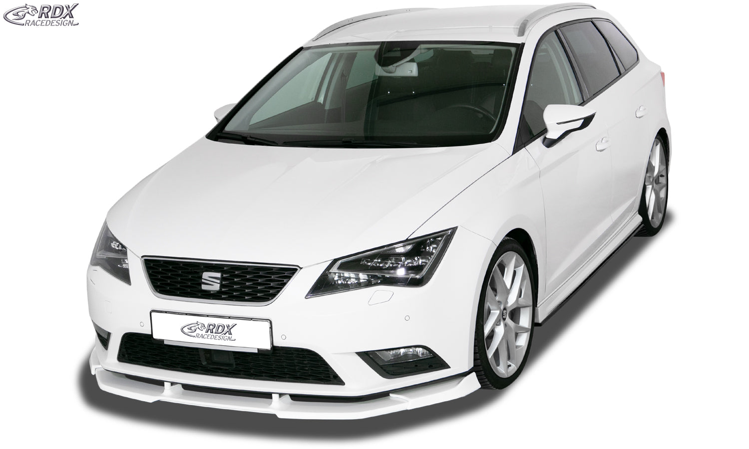 RDX Frontspoilerlippe VARIO-X für SEAT Leon 5F -2017 (auch SC und ST) Frontlippe Front Ansatz Vorne Spoilerlippe