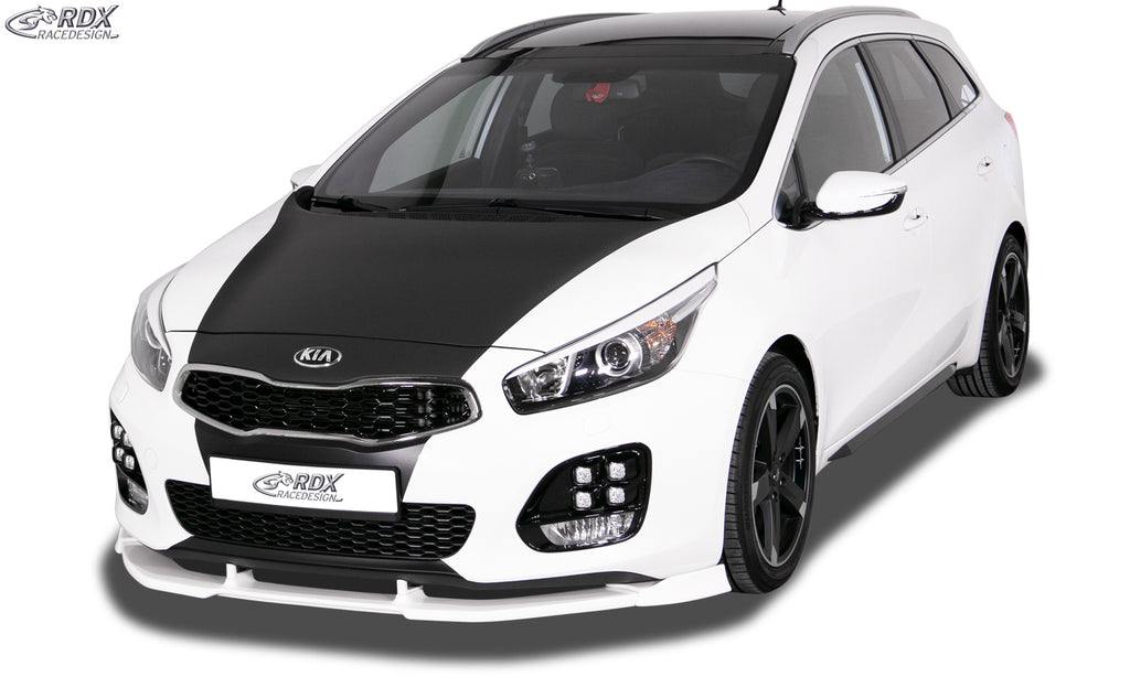 RDX Frontspoilerlippe VARIO-X für KIA Ceed, Ceed SW, Pro Ceed GT & GT-Line Typ JD (2015+) Frontlippe Front Ansatz Vorne Spoilerlippe