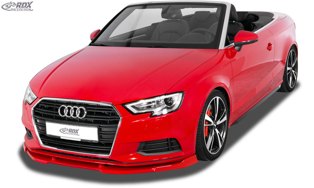 RDX Frontspoilerlippe VARIO-X für AUDI A3 8V7 Cabrio (Facelift 2016+) Frontlippe Front Ansatz Vorne Spoilerlippe