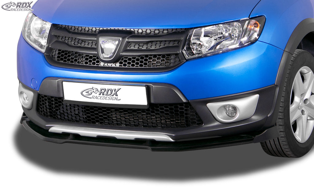 RDX Frontspoilerlippe VARIO-X für DACIA Sandero 2 Stepway Frontlippe Front Ansatz Vorne Spoilerlippe