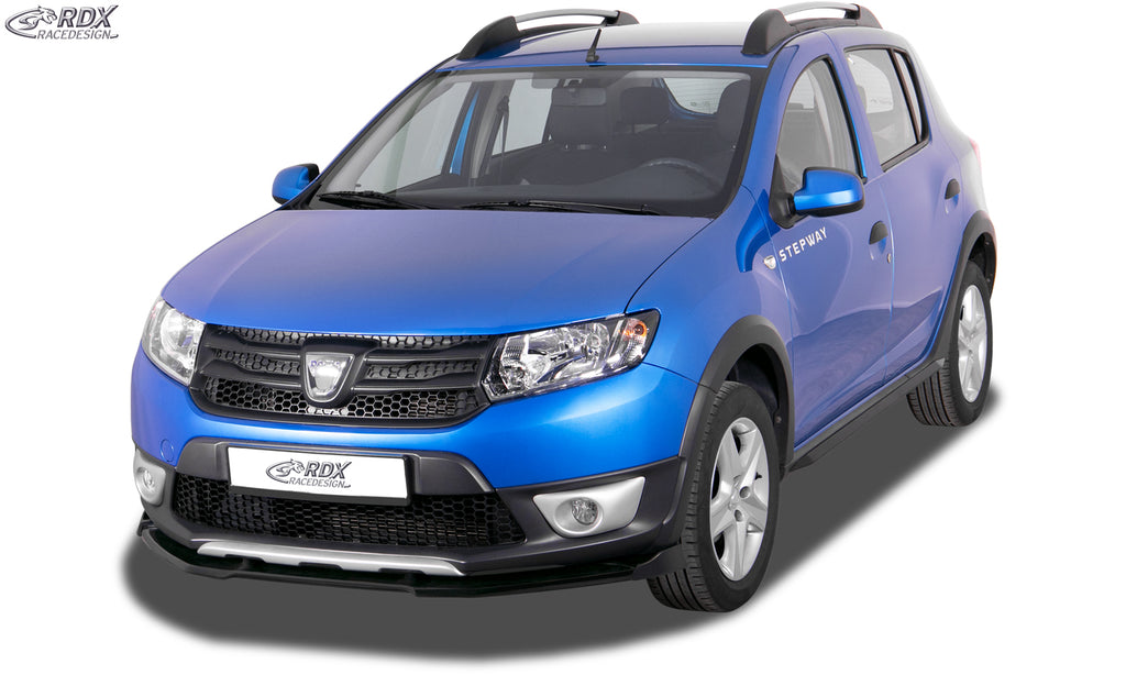 RDX Frontspoilerlippe VARIO-X für DACIA Sandero 2 Stepway Frontlippe Front Ansatz Vorne Spoilerlippe