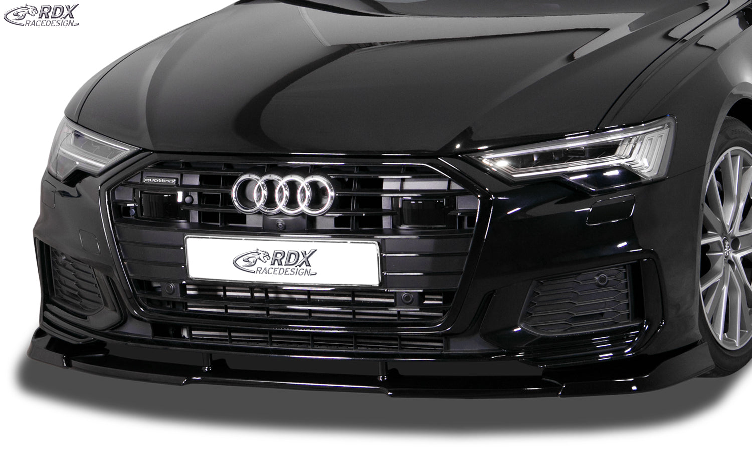 RDX Frontspoilerlippe VARIO-X für AUDI A6 4K C8 2F S-Line / S6 (passend an S-Line- bzw. S6-Frontstoßstange) Frontlippe Front Ansatz Vorne Spoilerlippe