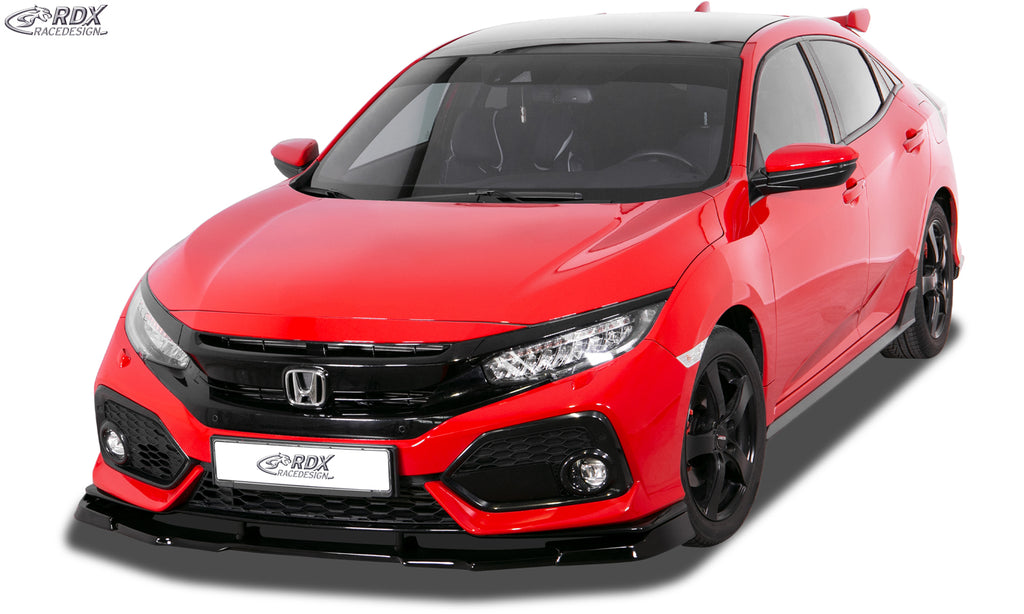 RDX Frontspoilerlippe VARIO-X für HONDA Civic 2017+ Frontlippe Front Ansatz Vorne Spoilerlippe