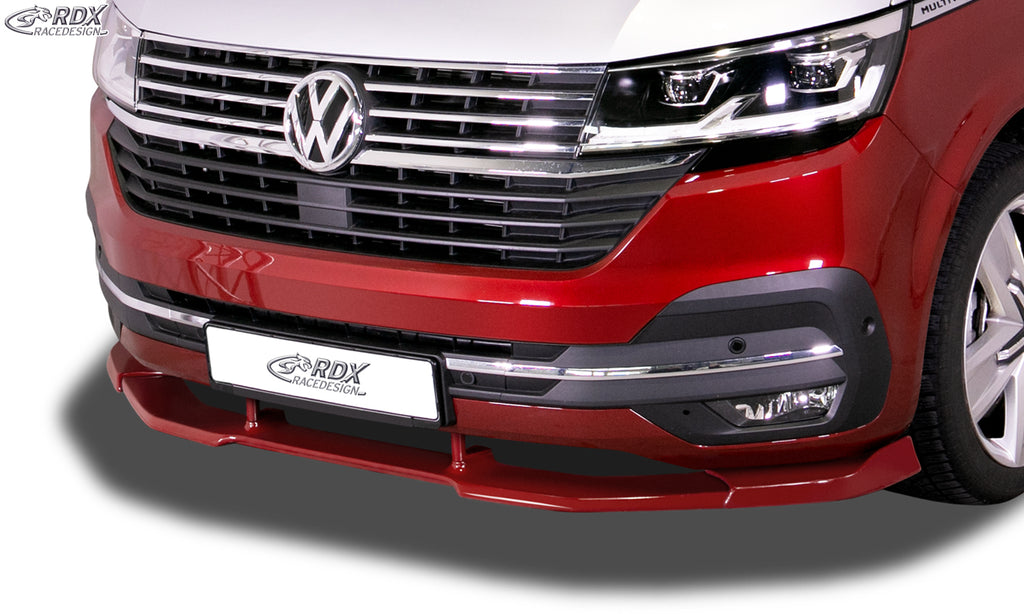 RDX Frontspoilerlippe VARIO-X für VW T6.1 (für werkseitig lackierte und unlackierte Stoßstange) Frontlippe Front Ansatz Vorne Spoilerlippe