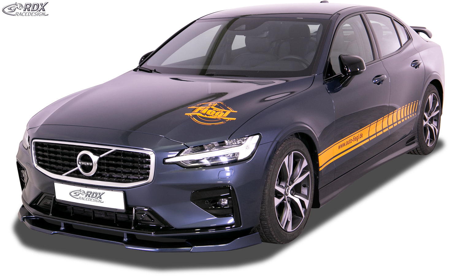 RDX Frontspoilerlippe VARIO-X für VOLVO S60 / V60 R-Design 2018+ Frontlippe Front Ansatz Vorne Spoilerlippe