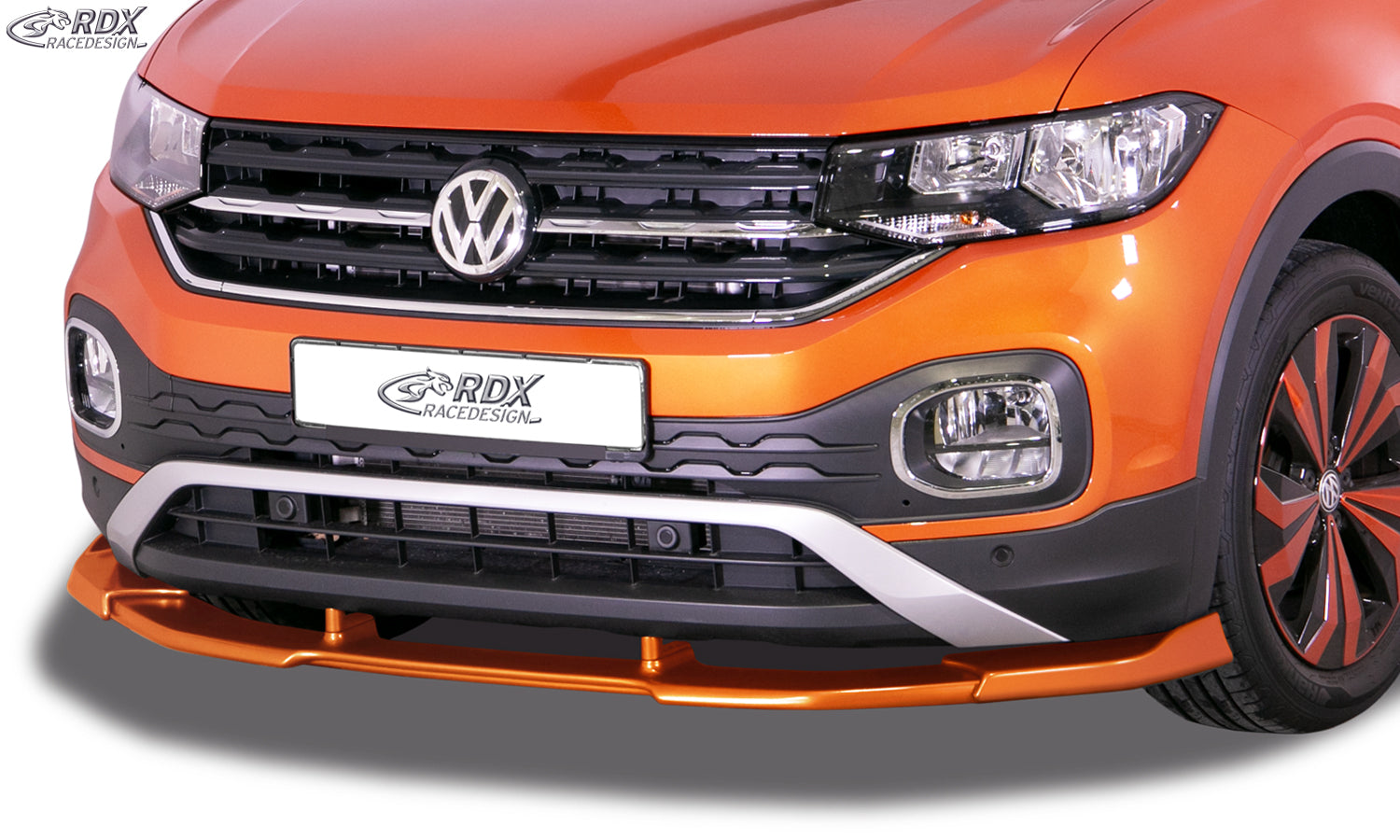 RDX Frontspoilerlippe VARIO-X für VW T-Cross Frontlippe Front Ansatz Vorne Spoilerlippe