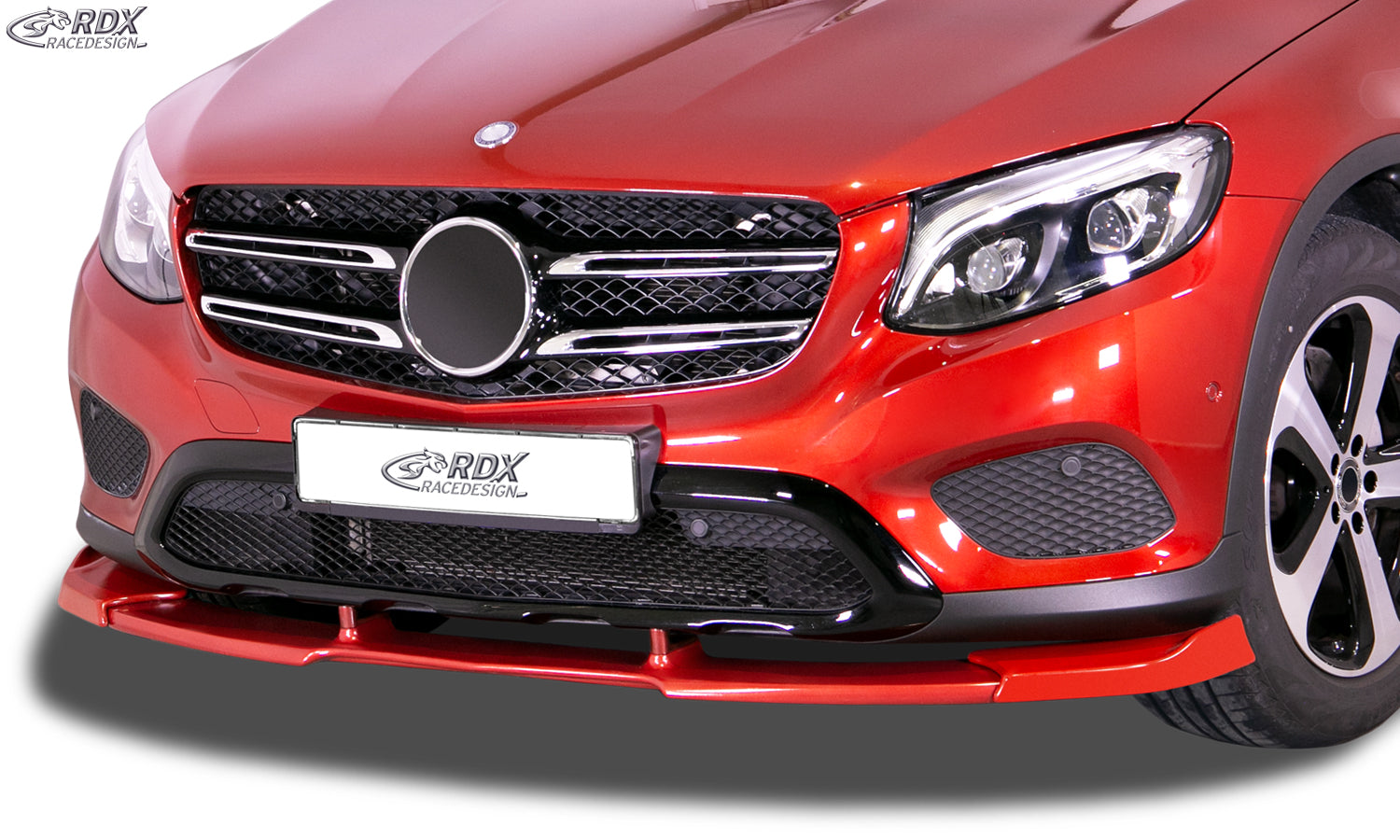 RDX Frontspoiler VARIO-X für MERCEDES GLC X253 & GLC Coupe C253 (204X | 2015-2019) Frontlippe Front Ansatz Vorne Spoilerlippe