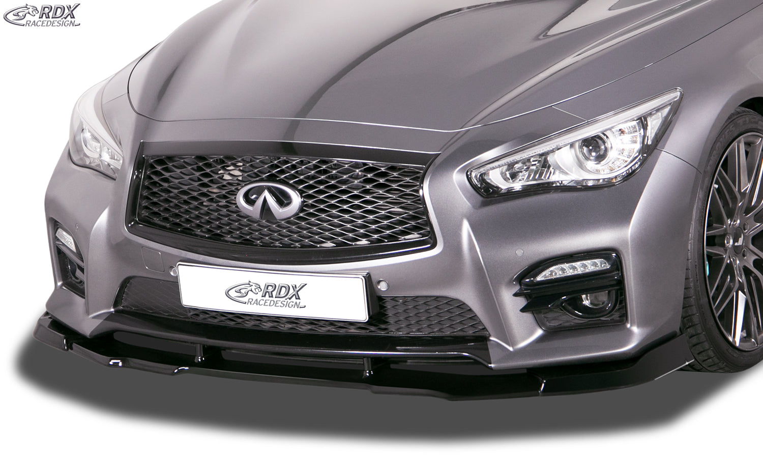 RDX Frontspoilerlippe VARIO-X für INFINITI Q50 Frontlippe Front Ansatz Vorne Spoilerlippe