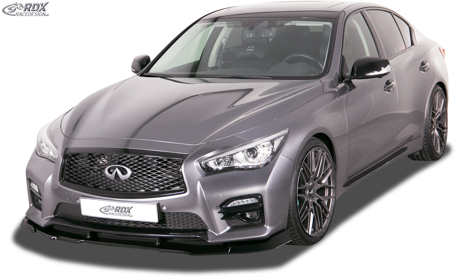 RDX Frontspoilerlippe VARIO-X für INFINITI Q50 Frontlippe Front Ansatz Vorne Spoilerlippe