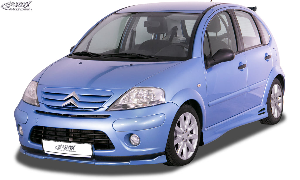 RDX Frontspoilerlippe VARIO-X für CITROEN C3 2005-2009 Frontlippe Front Ansatz Vorne Spoilerlippe