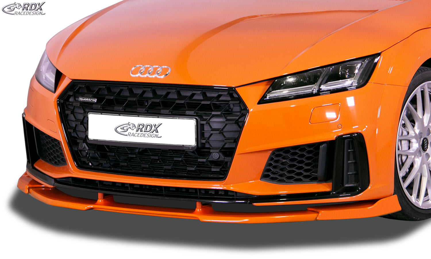 RDX Frontspoilerlippe VARIO-X für AUDI TT (FV/8S) 2018+ (S-Line Frontstoßstange) & TTS Frontlippe Front Ansatz Vorne Spoilerlippe