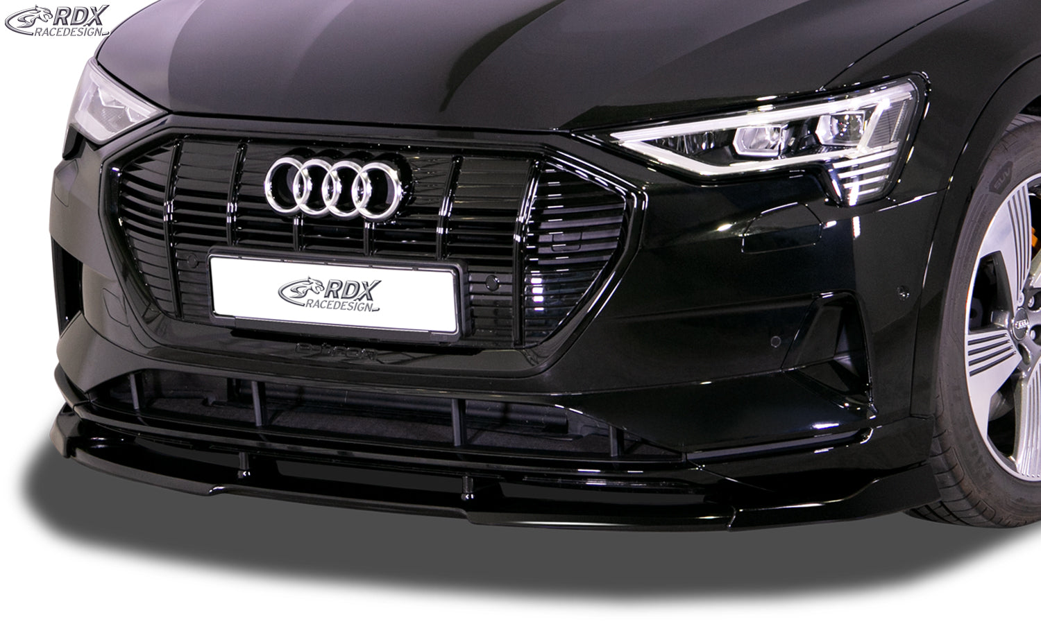 RDX Frontspoilerlippe VARIO-X für AUDI e-tron & e-tron Sportback Frontlippe Front Ansatz Vorne Spoilerlippe