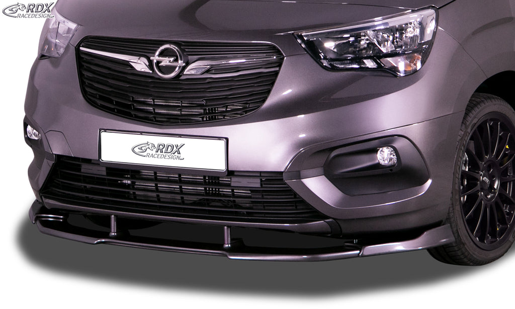 RDX Frontspoilerlippe VARIO-X für OPEL Combo Life & Cargo 2018+ Frontlippe Front Ansatz Vorne Spoilerlippe