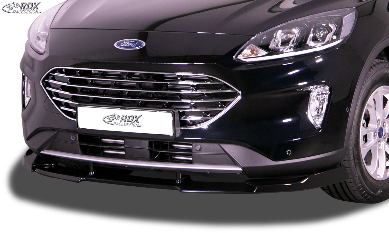 RDX Frontspoilerlippe VARIO-X für FORD Kuga 3 (DFK) 2020+ Frontlippe Front Ansatz Vorne Spoilerlippe