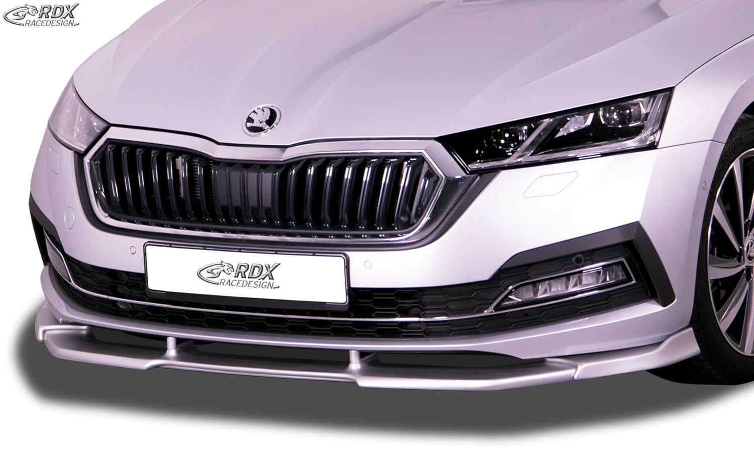 RDX Frontspoilerlippe VARIO-X für SKODA Octavia 4 / IV (NX) Frontlippe Front Ansatz Vorne Spoilerlippe