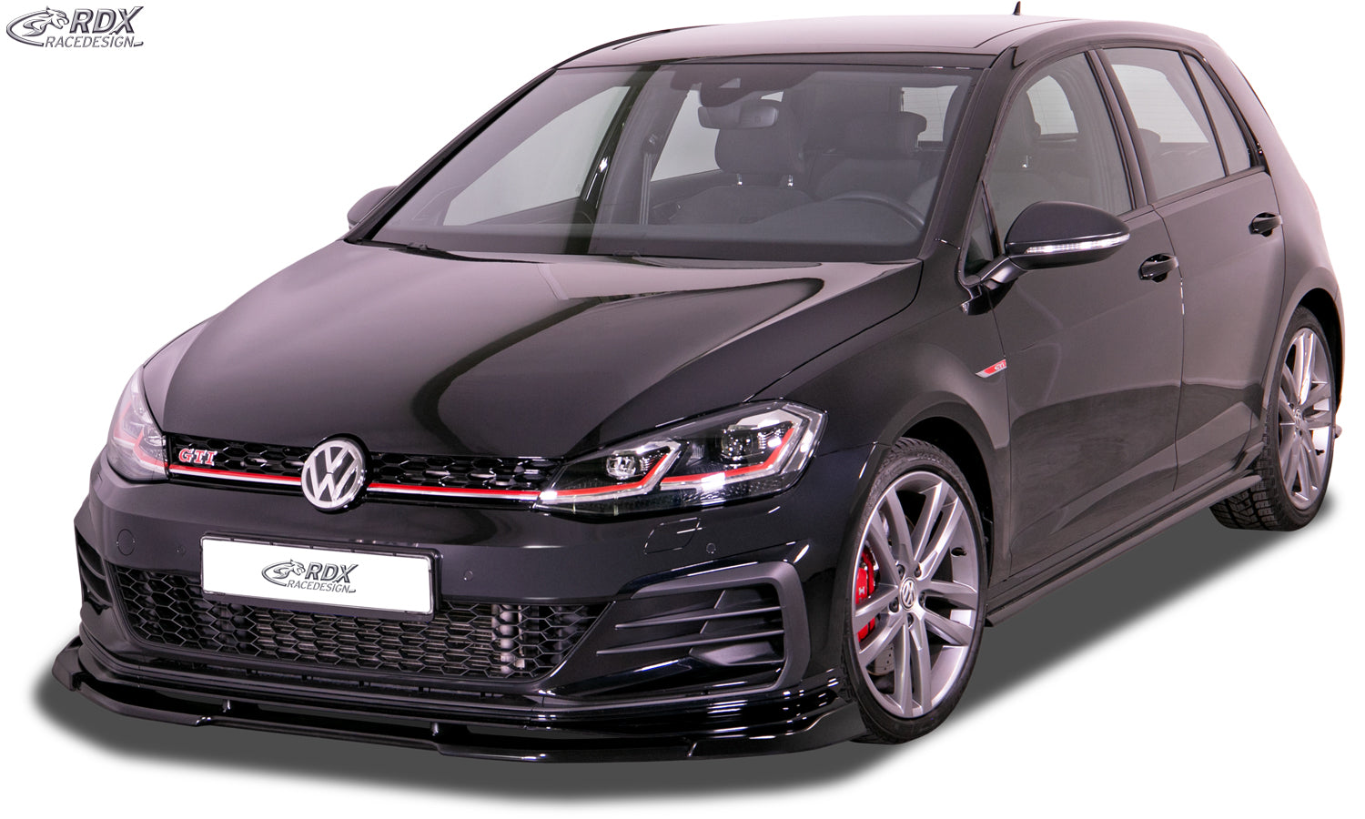 RDX Frontspoilerlippe VARIO-X für VW Golf 7 GTI TCR Facelift 2017+ Frontlippe Front Ansatz Vorne Spoilerlippe