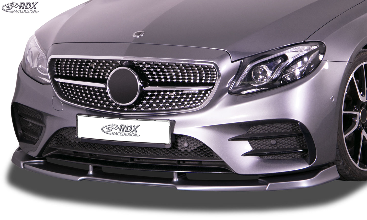 RDX Frontspoilerlippe VARIO-X für MERCEDES E-Klasse AMG-Line & E43 AMG W213 / S213 (2016-2020) "Design 2"