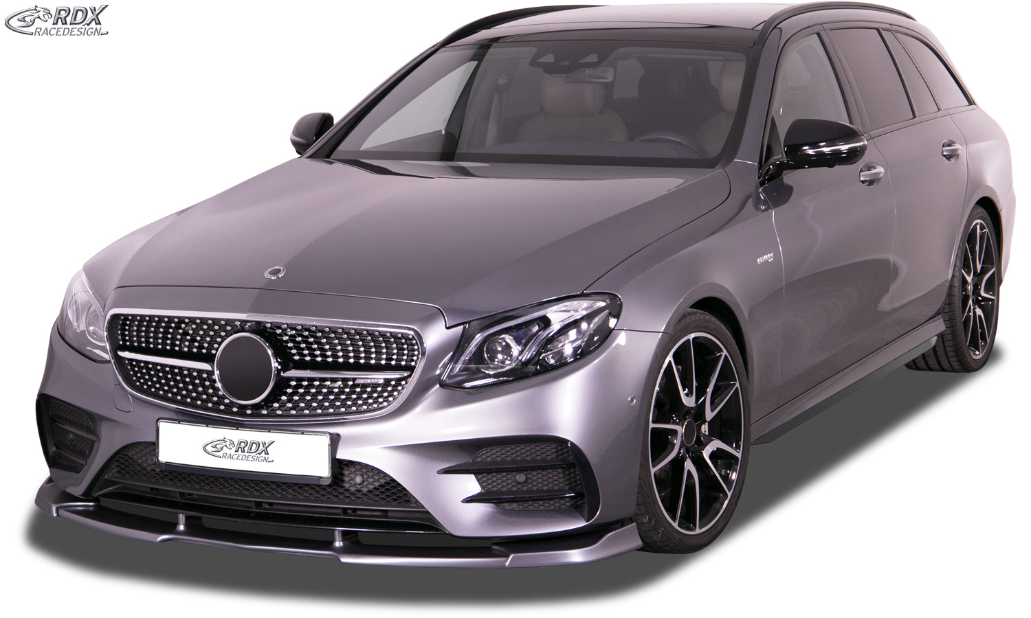 RDX Frontspoilerlippe VARIO-X für MERCEDES E-Klasse AMG-Line & E43 AMG W213 / S213 (2016-2020) "Design 2"