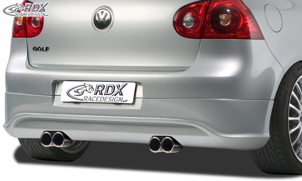 RDX Heckansatz für VW Golf 5 "R32 clean" mit Endrohrausfräsung links & rechts Heckschürze Heck