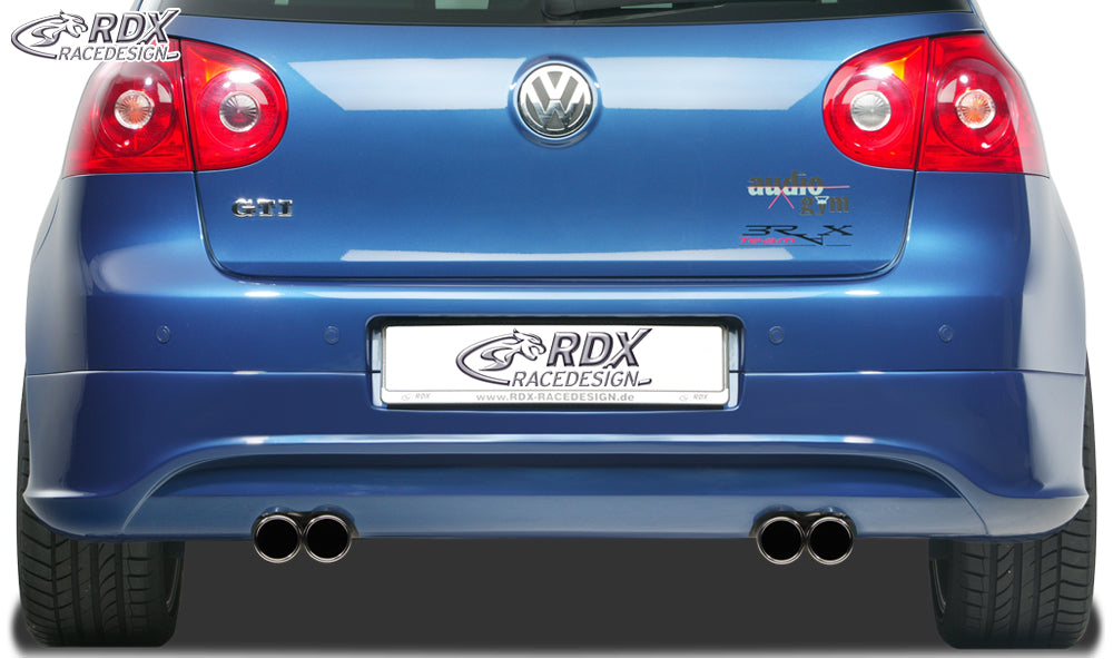RDX Heckansatz für VW Golf 5 "R32 clean" mit Endrohrausfräsung links & rechts Heckschürze Heck