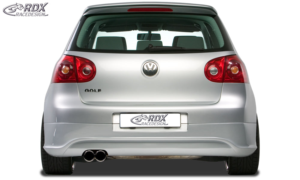 RDX Heckansatz für VW Golf 5 "R32 clean" mit Endrohrausfräsung links Heckschürze Heck