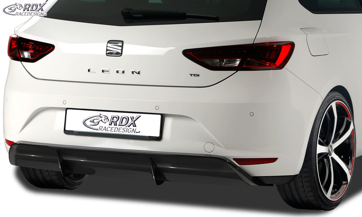 RDX Heckansatz für SEAT Leon 5F / Leon 5F SC Diffusor Heckblende Heckdiffusor