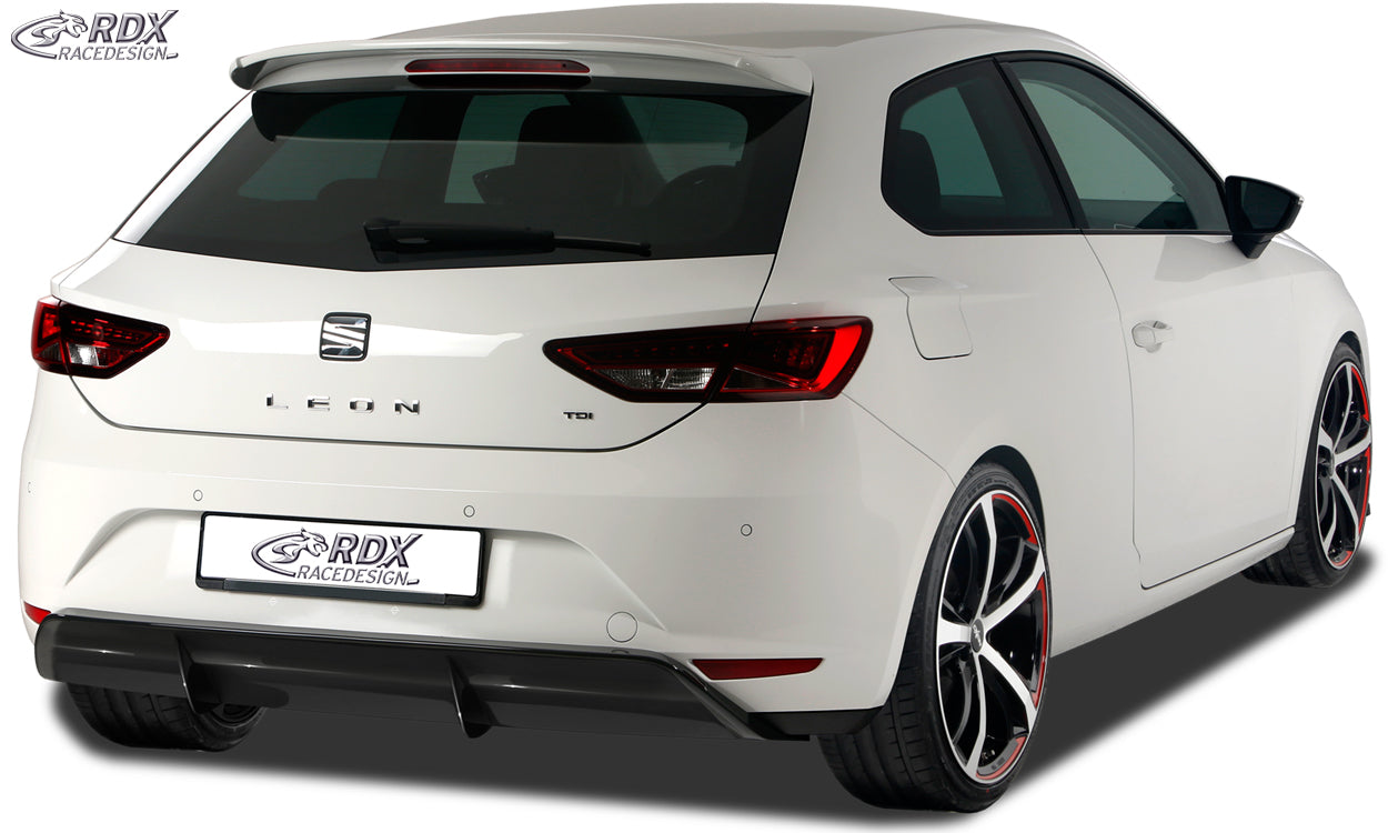 RDX Heckansatz für SEAT Leon 5F / Leon 5F SC Diffusor Heckblende Heckdiffusor