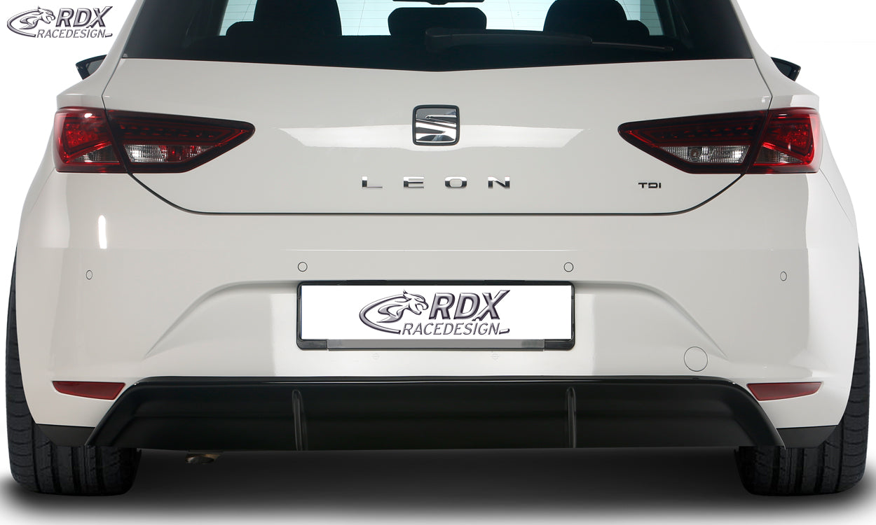 RDX Heckansatz für SEAT Leon 5F / Leon 5F SC Diffusor Heckblende Heckdiffusor