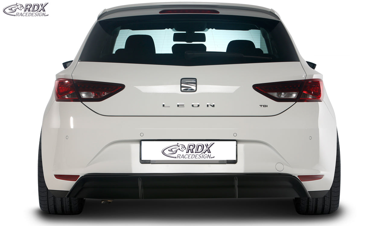 RDX Heckansatz für SEAT Leon 5F / Leon 5F SC Diffusor Heckblende Heckdiffusor
