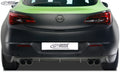 RDX Heckansatz für OPEL Astra J GTC Diffusor Heckblende Heckdiffusor (für Duplex-Auspuff)