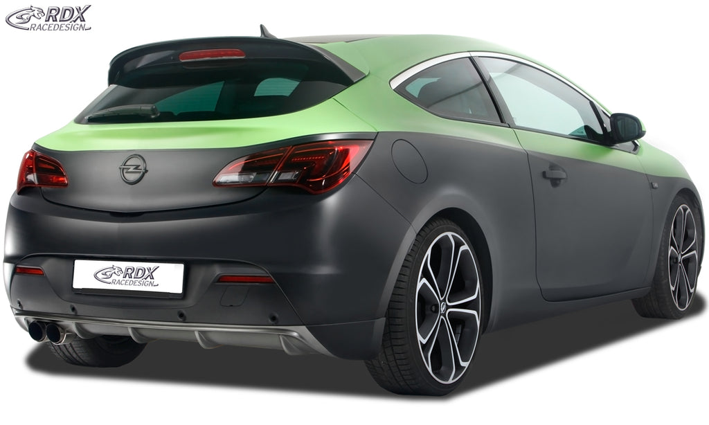 RDX Heckansatz für OPEL Astra J GTC Diffusor Heckblende Heckdiffusor