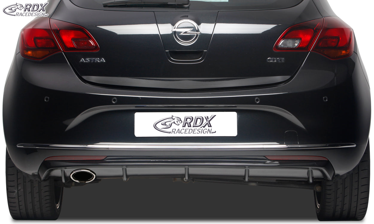 RDX Heckansatz für OPEL Astra J Diffusor Heckblende Heckdiffusor