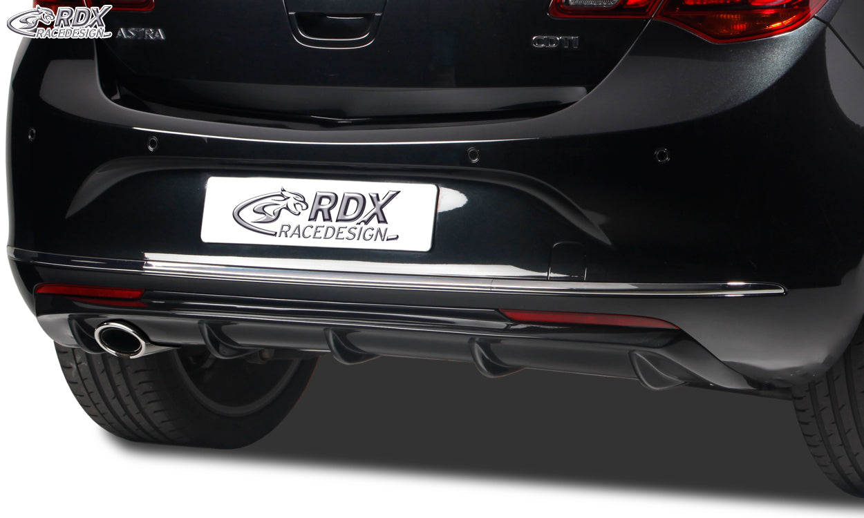 RDX Heckansatz für OPEL Astra J Diffusor Heckblende Heckdiffusor