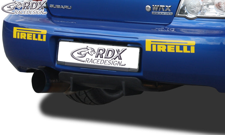 RDX Heckdiffusor U-Diff für SUBARU Impreza 3 (GD) WRX 2005-2007 Diffusor Heck Ansatz