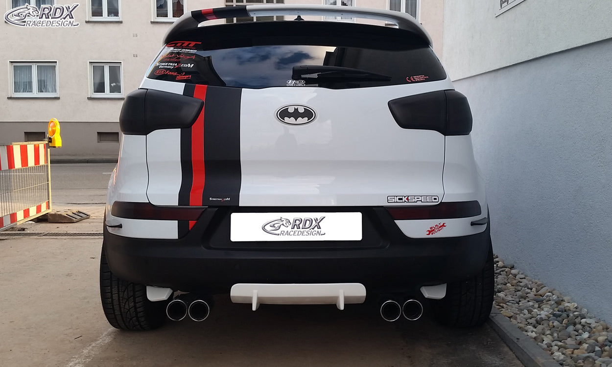 RDX Heckdiffusor U-Diff für KIA Sportage (SL) Diffusor Heck Ansatz