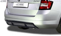 RDX Heckansatz für SKODA Fabia 3 Combi (5J/NJ) 2014-2019 Diffusor Heckblende Heckdiffusor