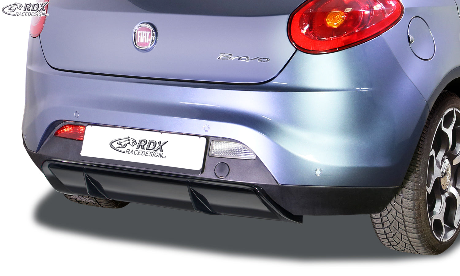 RDX Heckansatz für FIAT Bravo (198) Diffusor Heckblende Heckdiffusor