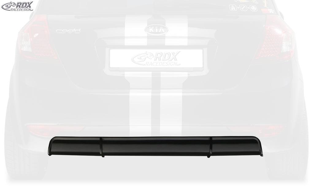 RDX Heckansatz für KIA Ceed Typ ED Diffusor Heckblende Heckdiffusor
