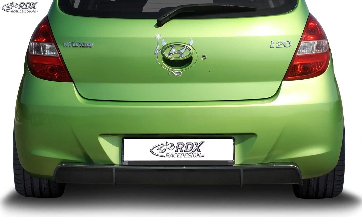 RDX Heckansatz für HYUNDAI i20 (PB / PBT | 2008-2012) Diffusor Heckblende Heckdiffusor