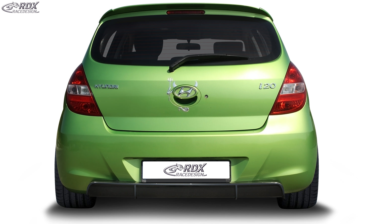 RDX Heckansatz für HYUNDAI i20 (PB / PBT | 2008-2012) Diffusor Heckblende Heckdiffusor
