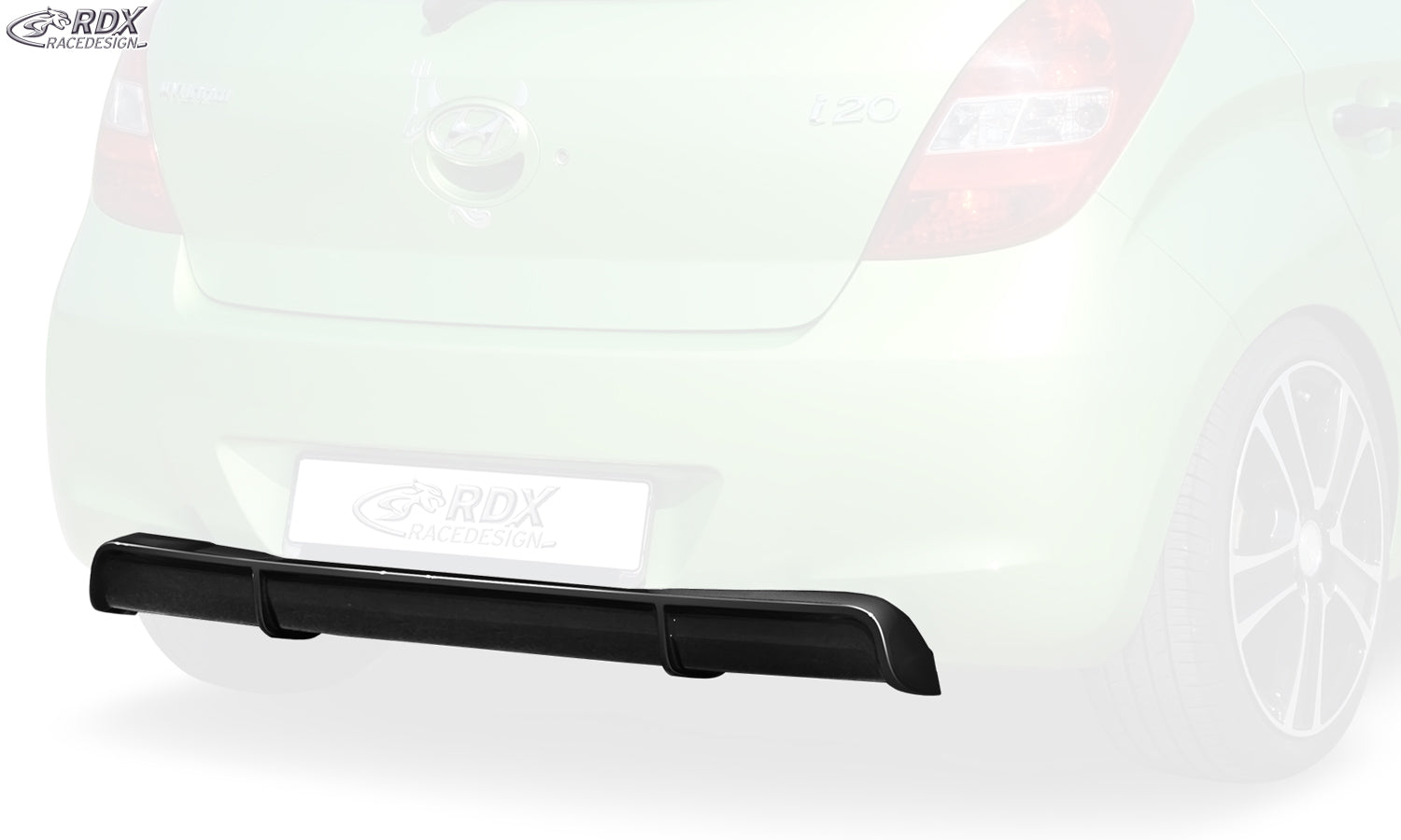 RDX Heckansatz für HYUNDAI i20 (PB / PBT | 2008-2012) Diffusor Heckblende Heckdiffusor