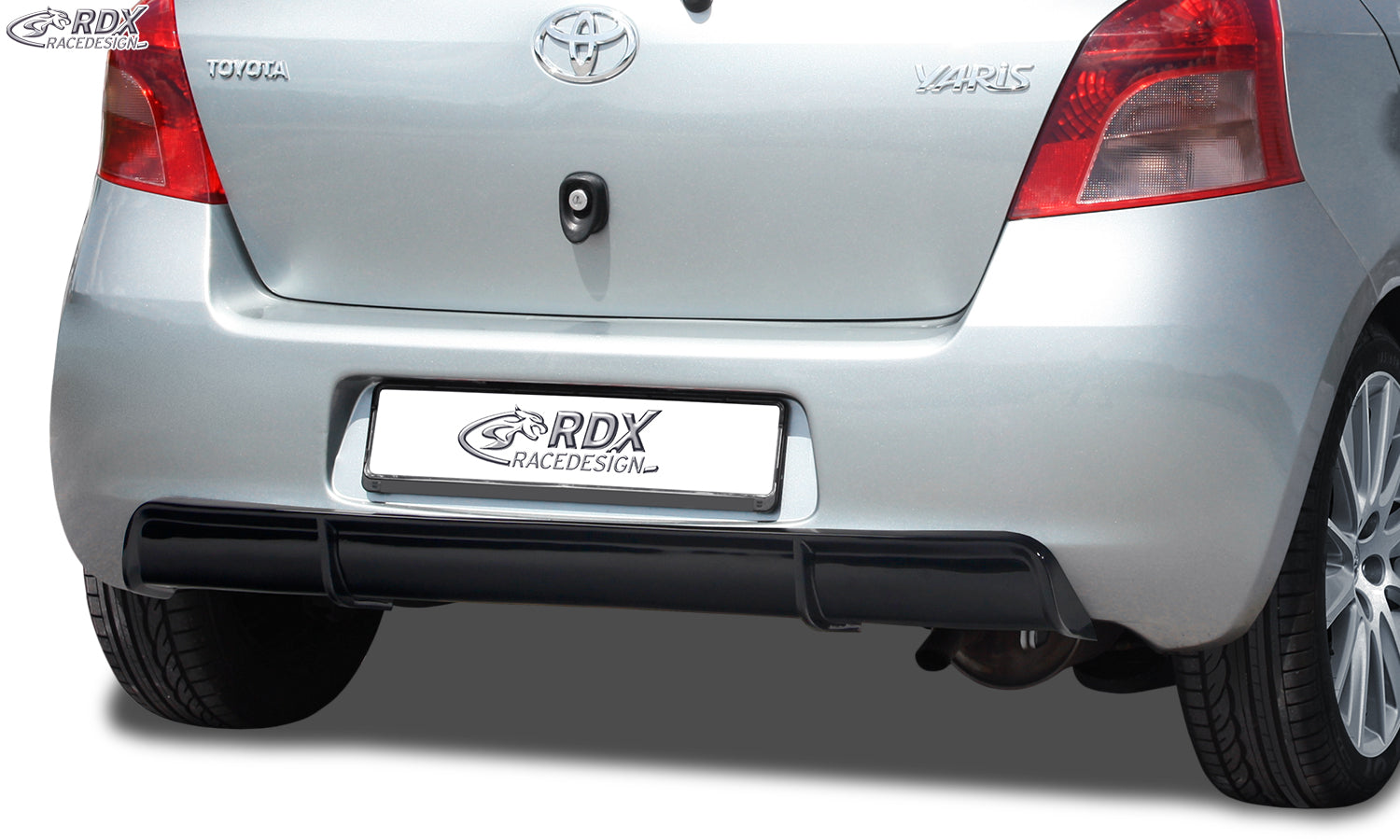 RDX Heckansatz für TOYOTA Yaris P9 / XP9 / XP9F (2005-2009) Diffusor Heckblende Heckdiffusor