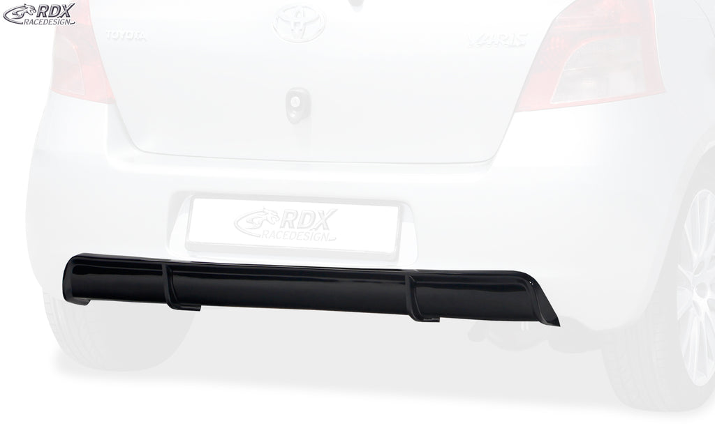 RDX Heckansatz für TOYOTA Yaris P9 / XP9 / XP9F (2005-2009) Diffusor Heckblende Heckdiffusor