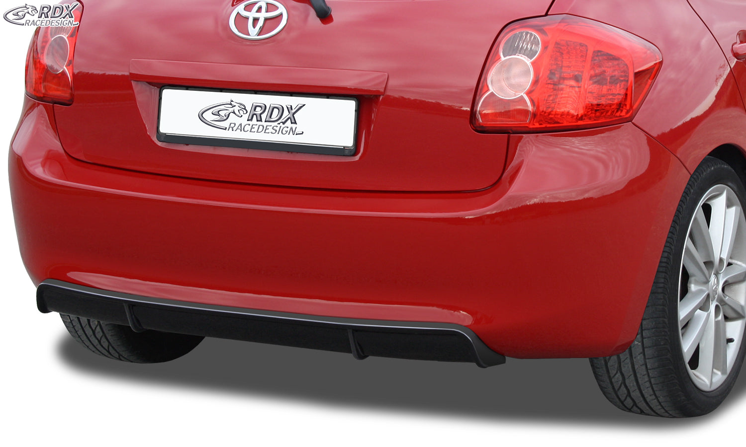 RDX Heckansatz für TOYOTA Auris E150 (-2010) Diffusor Heckblende Heckdiffusor