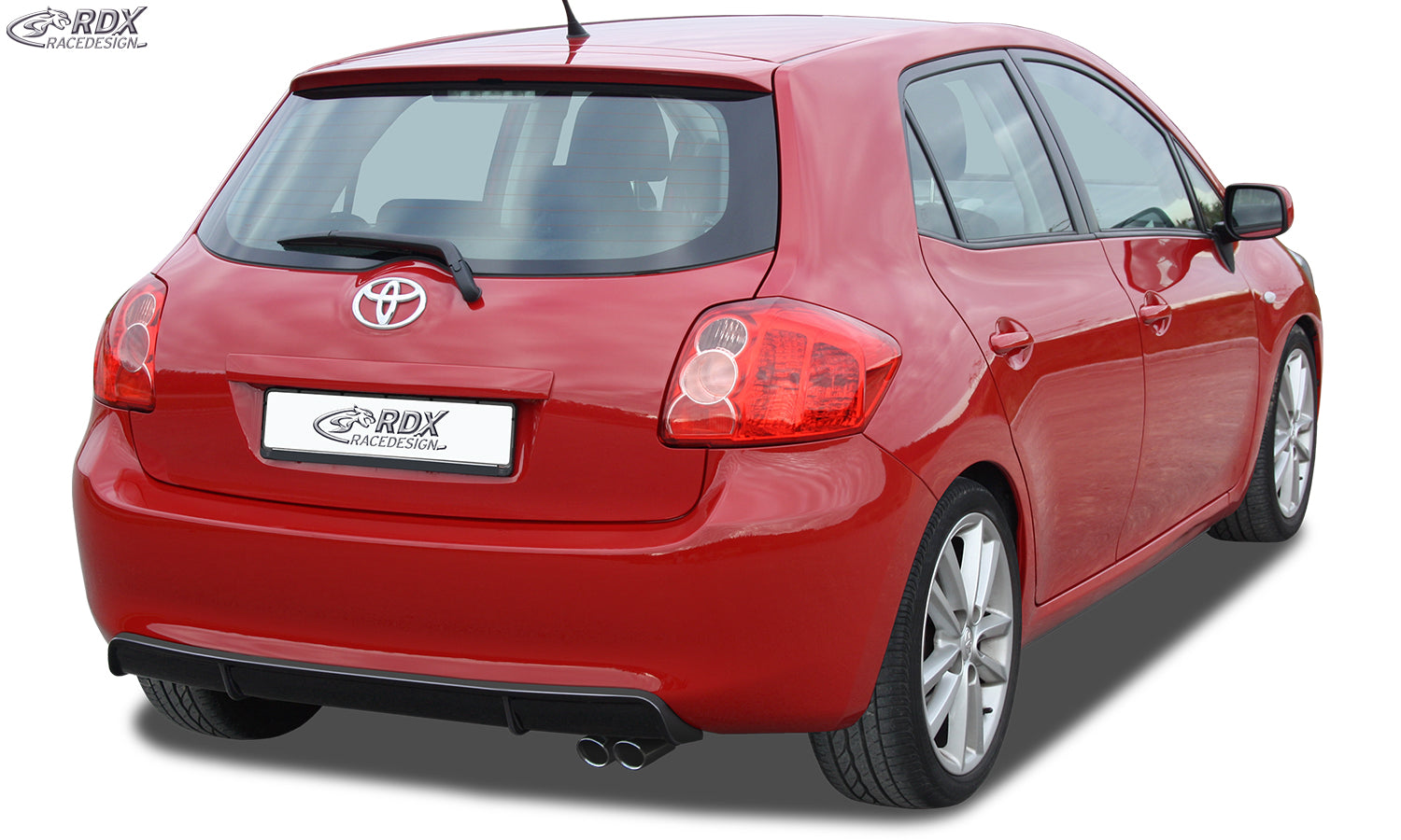 RDX Heckansatz für TOYOTA Auris E150 (-2010) Diffusor Heckblende Heckdiffusor