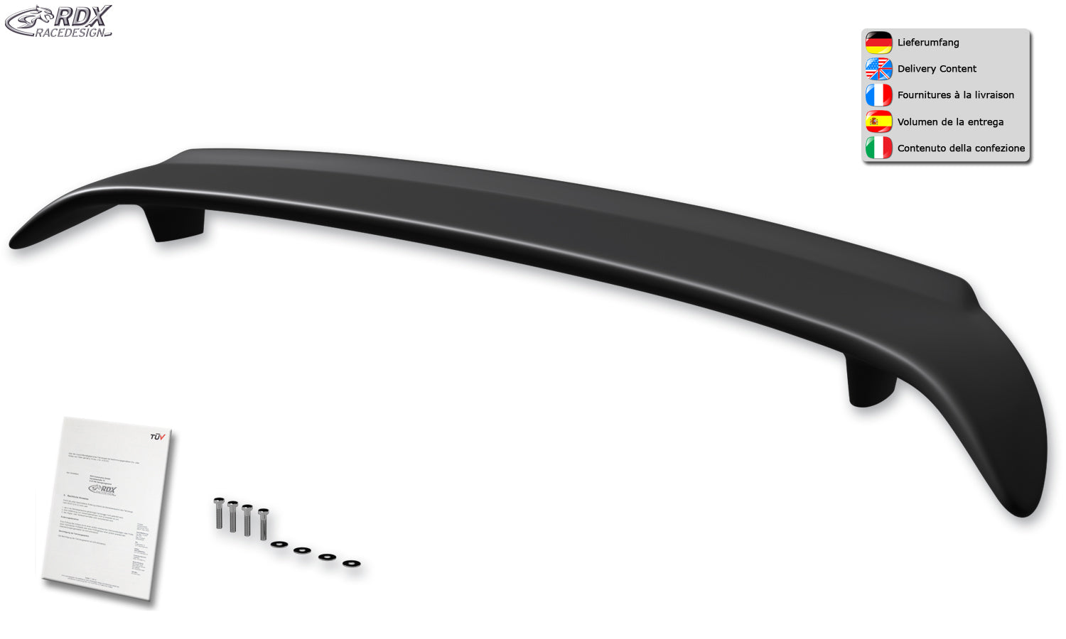 RDX Heckspoiler für VOLVO C70 (Typ M) -2010 Heckflügel Spoiler